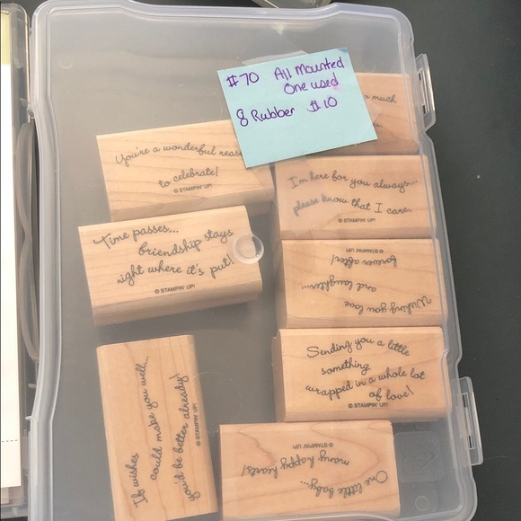 Stampin' Up! Assorted Rubber Stamps and more! Some gently used. Some new. - Picture 4 of 10